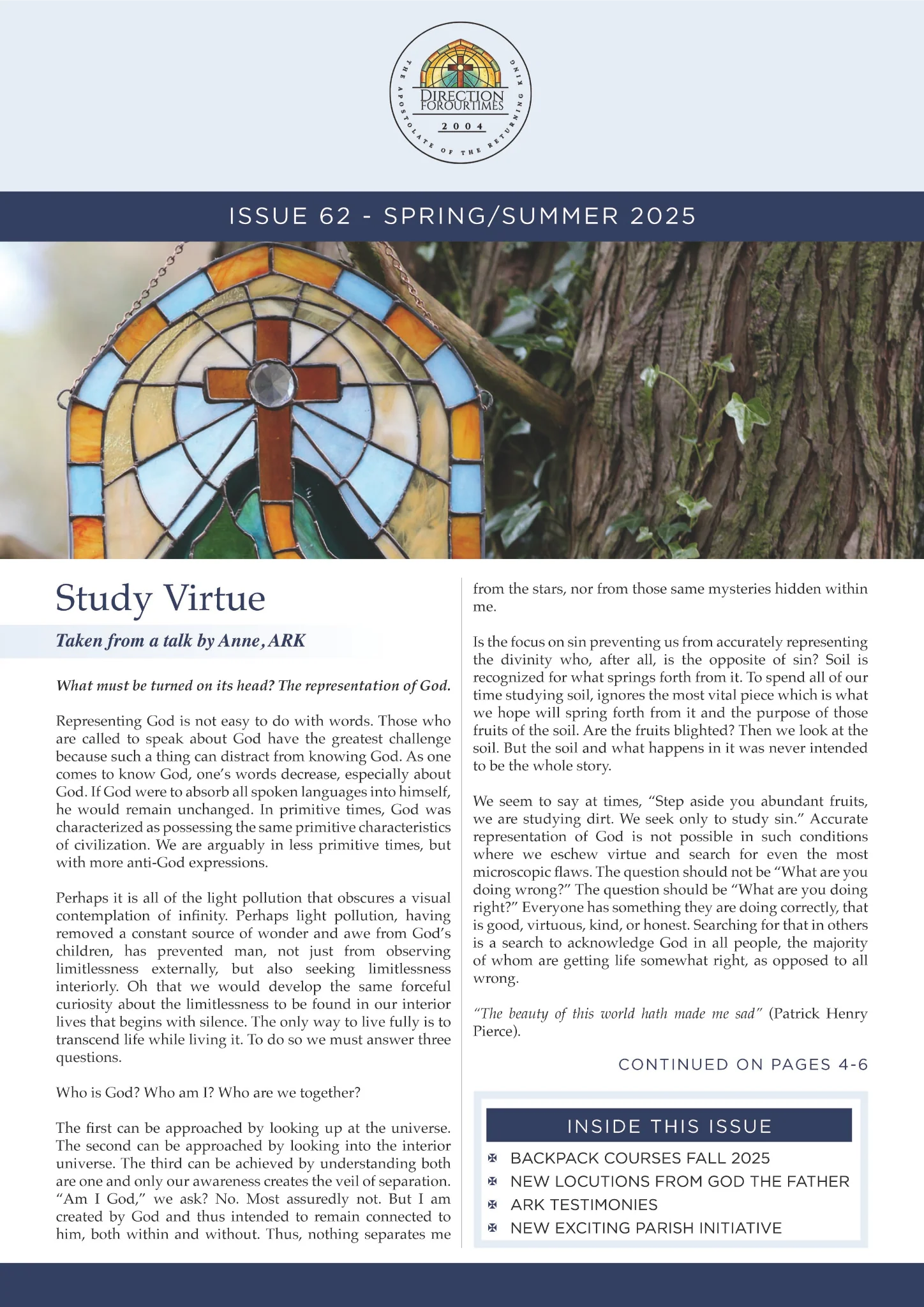 Apostolate Newsletter